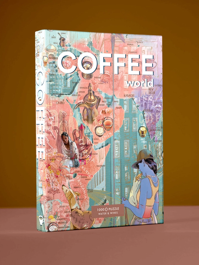 PUZZLE CAFÉS DO MUNDO - 1000 PEÇAS