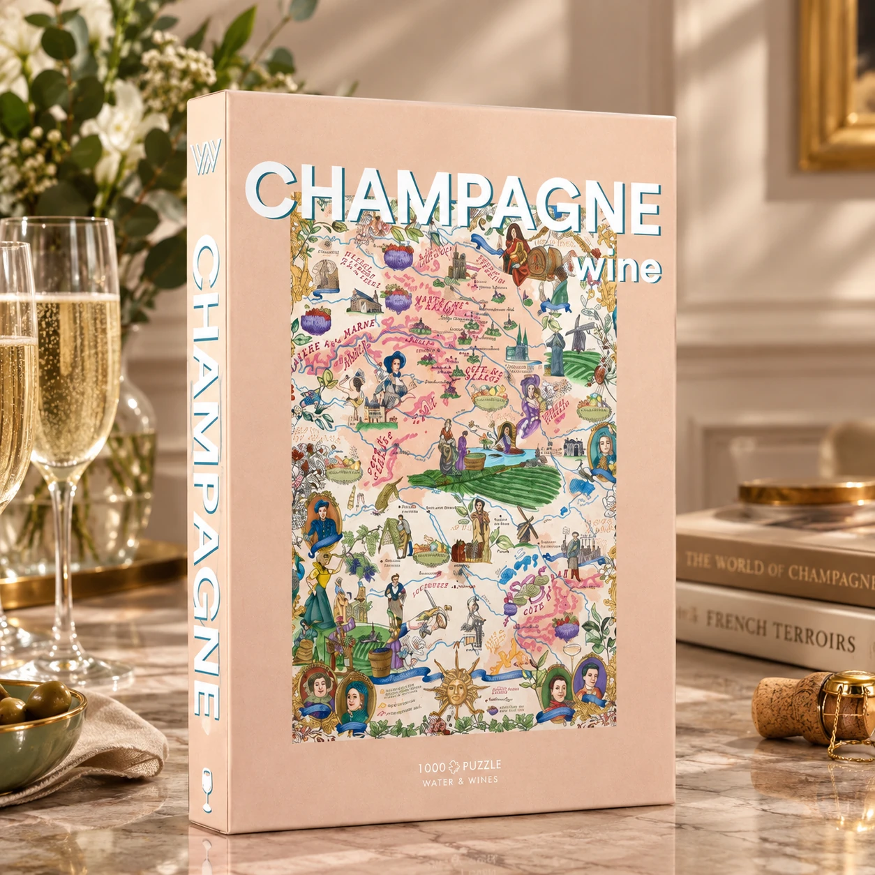 PUZZLE CHAMPAGNE - 1000 PEÇAS